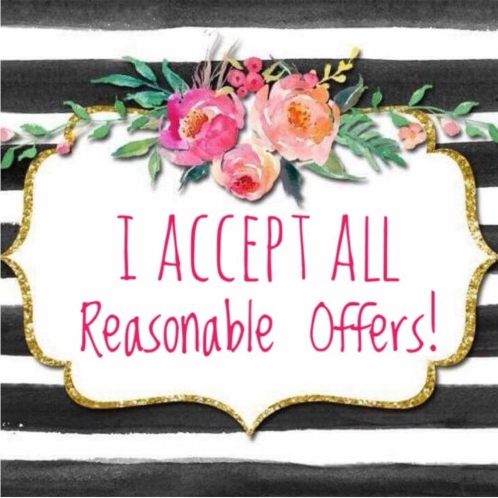 Accepting all reasonable offers on all my closet items!